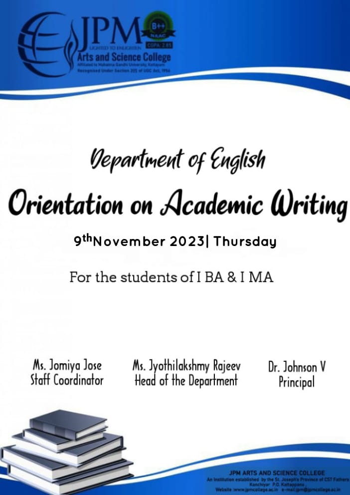 Orientation on Academic Writing